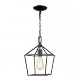 Weyburn 1-Light Bronze Farmhouse Pendant Light