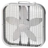 Lasko 20" Box Fan with SAVESMART, WHITE