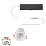 1 Lot of (4) 3 in. White Trim LED Recessed Lightin