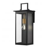 Autumnhill Matte Black 1-Light Wall Lantern