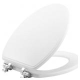 Weston Slow Close Wood Toilet Seat, White