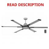 $279 6 ft. Titanium Ceiling Fan with Wall Control