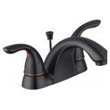 Glacier Bay 4-in Centerset 2-Handle Faucet