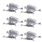 H7 6 in. Aluminum Recessed Housing (6-Pack)