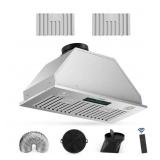 $169 30 in. 900 CFM Convertible Hood, Stainless
