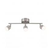 X2 19 in. 3-Light Brushed Steel LED Track Kit