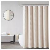 Madison Park Quade Woven Shower Curtain