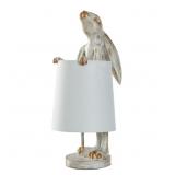 $111 Malta 23in Whitewashed Copper Rabbit Lamp
