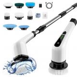 Electric Spin Scrubber, Cordless Brush 8 Heads