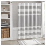 1 Lot Madison Park Spa Waffle Shower Curtain, Grey