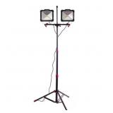 10,000lm Twin Head LED Work Light with Tripod
