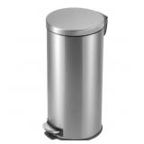 8 Gal. Stainless Steel Round Step-On Trash Can