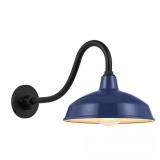 Easton 11-in 1-Light Navy Wall Sconce