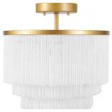 GLOBE Electric 65892 1-Light Flush Mount Light