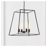 $138 Hutson 4-Light Iron Angled LED Chandelier