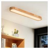 $146 Lumin 37.4 x 5.5 in Linear LED Flush Mount