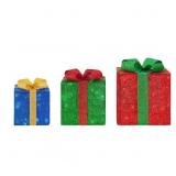 Yuletide Lane LED Gift Boxes Yard Decor