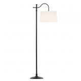 Carver 58 in. Black Downbridge Floor Lamp