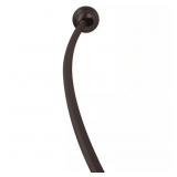 50-72" Dual Mount Curved Rod - Bronze