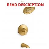 $229 Cursiva 3-Spray Tub & Shower Faucet, Brass