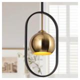 $102 1 Lot 3-1-Light Black Kitchen Island Pendant