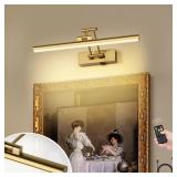 Brass 16 in. LED Picture Light w/ Remote