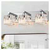 $102 Orillia 19.7 in. 3-Light Chrome Vanity Light
