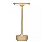 11.25 in Bronze Gold Cordless LED Table Lamp