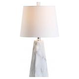 Jonathan Y Owen Table Lamp, White Marble
