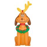 Gemmy 4 ft LED Max with Wreath Inflatable