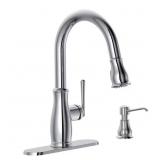 $119 Kagan Single-Handle Pull-Down Faucet, Chrome