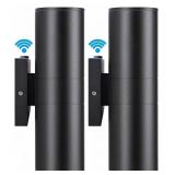 Dusk to Dawn Outdoor Lantern Sconce, 2-Pack