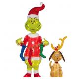 $185 Dr. Seuss Grinch Tinsel Yard Sculpture