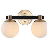 Jonathan Y Modernist Globe 2-Light VanityLED