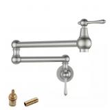 Wall Mount Pot Filler Faucet, 2-Handle