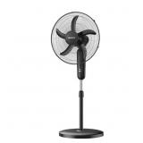 18 in. Oscillating Stand Fan Black, 3 Speed