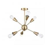 Clementine 19.25 in. 6-Light Matte Gold Light