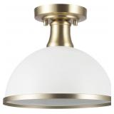 GLOBE 1-Light Semi-Flush Ceiling Light 2ct.