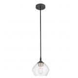Globe Electric Harrow Matte Black Pendant