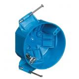 1 Lot of (10) Blue Polycarbonate 20 cu in Round Ce