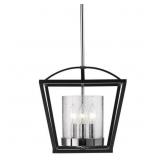 $179 Golden Lighting Mercer 11.75" Black Mount