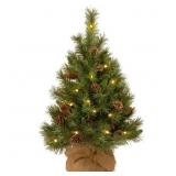 National Tree Co. 3 ft LED Pine Cone Tree