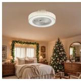 Tozing 20" LED Dimmable Ceiling Fan Light
