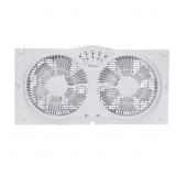9" Reversible Twin Window Fan with Thermostat