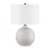 Linsbury White Ceramic Table Lamp with Shade