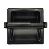 Oil Rubbed Bronze Recessed Toilet Paper Holder