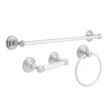 Greenwich 3pc Chrome Bath Hardware Set