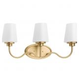$124 Avec 25 in. 3-Light Bath Vanity Light