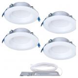HALO 4" Quicklink LED Downlight 2700-5000K 4pk