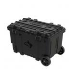 23 in. Black Rolling Toolbox with Tray